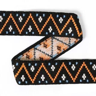 Colour Elastic Zig Zag - black | Prym, 