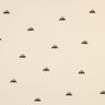 GOTS Ribbed Jersey small cars | Poppy Fabrics – cream/black brown,  thumbnail number 1