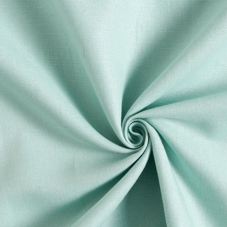 pure heavy linen Plain – pale mint,  image number 1