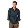 Stretch Tartan – navy blue/green,  thumbnail number 4