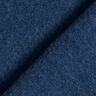 Wool fleece pure new wool Plain – navy blue,  thumbnail number 3
