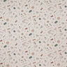 Decor Fabric Half Panama Sewing room – natural/black,  thumbnail number 1