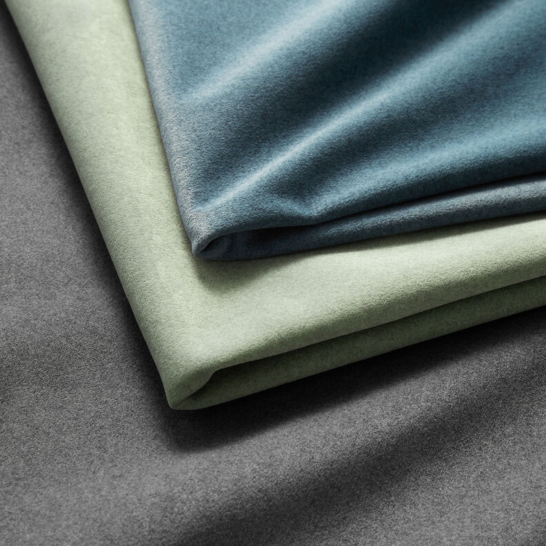 Thermal curtain fabric fine blend – light petrol,  image number 6
