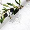 Decor Fabric Panama olives – white/black,  thumbnail number 4