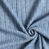 Knit Fabric Ajour elegant glitter stripes – light blue,  thumbnail number 3