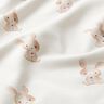GOTS Cotton Jersey Rabbit with flower Digital Print – ivory,  thumbnail number 2