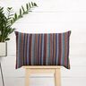 Decor Fabric Jacquard abstract stripes – navy blue/carmine,  thumbnail number 6