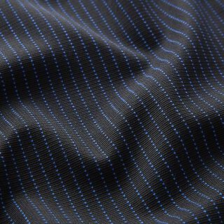 Pinstripes Ponte Roma Jersey – black/indigo, 