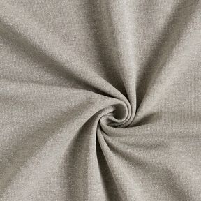 jacquard knit glitter melange – beige/metallic silver, 