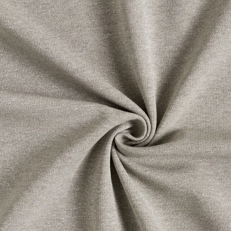 jacquard knit glitter melange – beige/metallic silver, image number 1