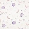 GOTS Double Gauze/Muslin Night’s Sky Digital Print | Poppy Fabrics – ivory/mauve,  thumbnail number 1