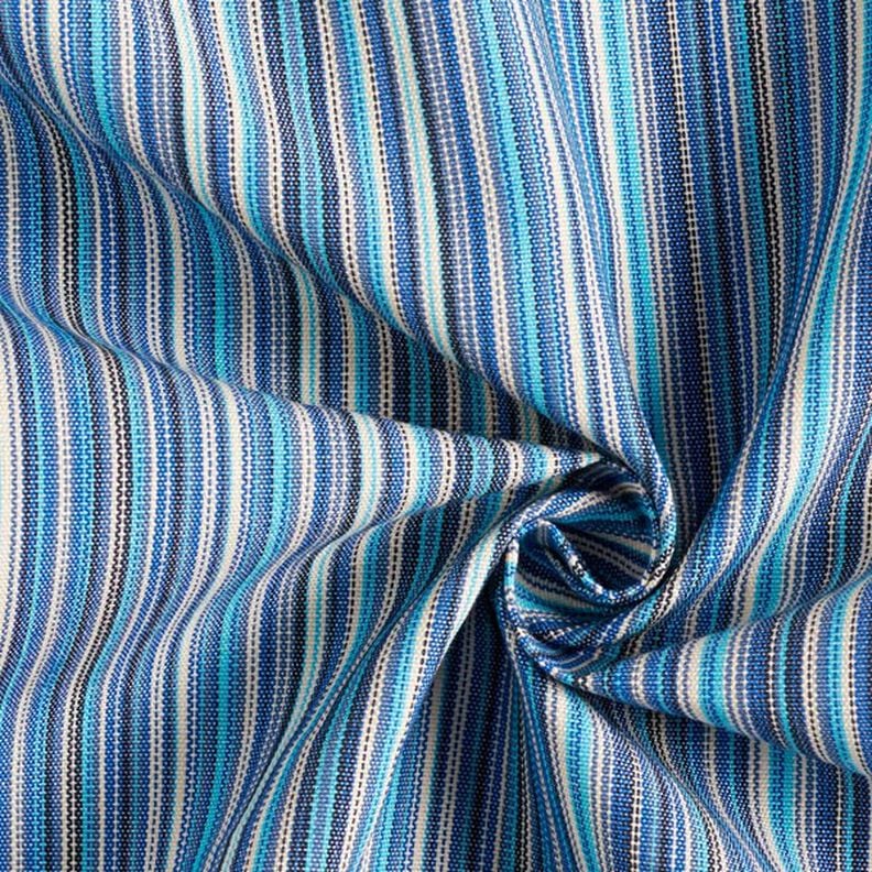 Awning Fabric Fine Stripes – blue,  image number 2
