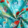 Bags Panel Canvas colourful poppies – blue-black/fire red,  thumbnail number 5