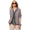 Cotton Blend fine check print – intense pink/royal blue,  thumbnail number 5