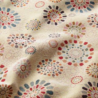 Decor Fabric Tapestry Fabric Mandalas – light beige/pink, 