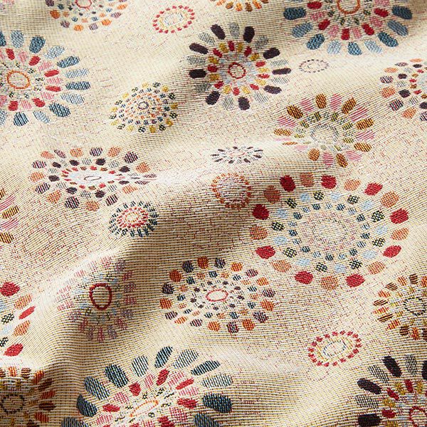 Decor Fabric Tapestry Fabric Mandalas – light beige/pink,  image number 2