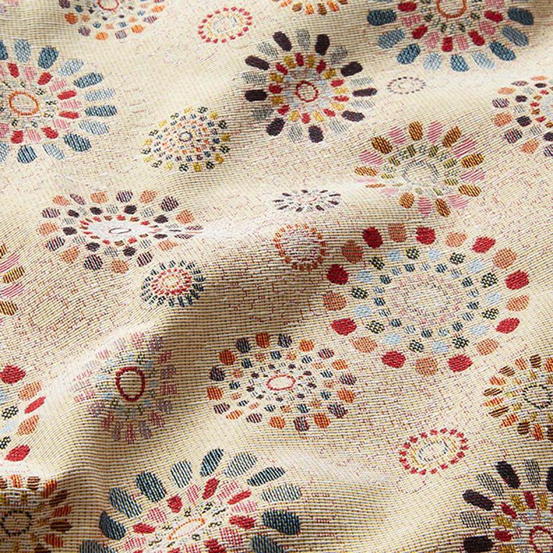 Decor Fabric Tapestry Fabric Mandalas – light beige/pink, image number 2