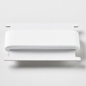 Smooth elastic tape [3 m | 40 mm] – white, 