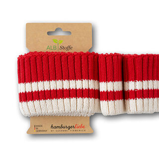 GOTS Knit Ribbing CUFF ME COZY STRIPE [140 cm | 7,5 cm] | Albstoffe | Hamburger Liebe, 