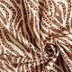 GOTS French Terry Zebra | Tula – light beige/dark brown,  thumbnail number 3