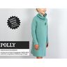 POLLY - comfy sweater dress with a polo neck, Studio Schnittreif | 98 - 152,  thumbnail number 1