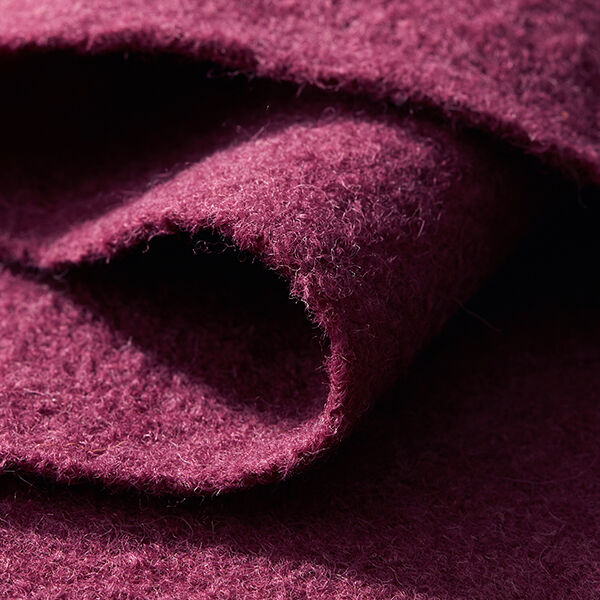 Fulled woollen loden – purple,  image number 4