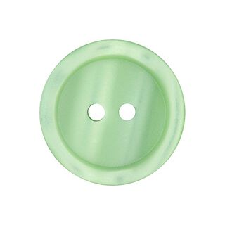 Basic 2-Hole Plastic Button - light green, 