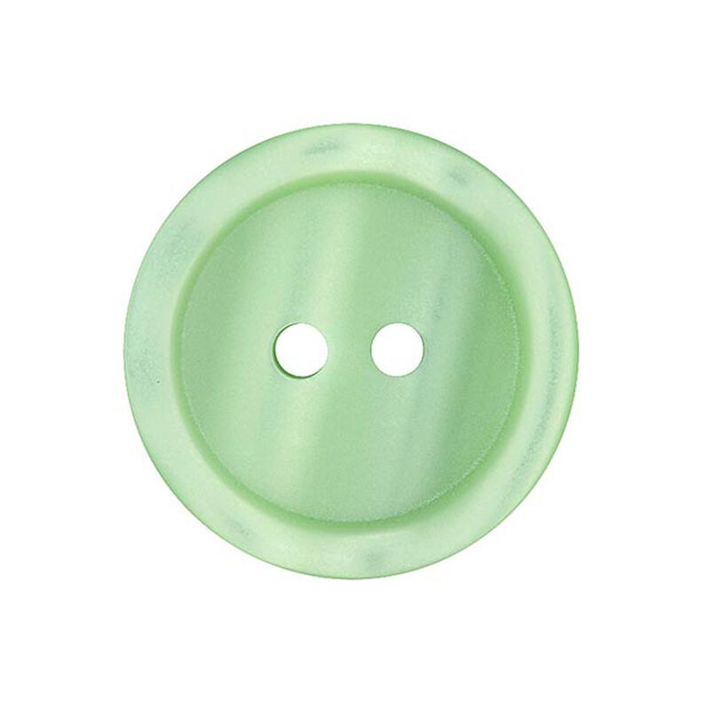 Basic 2-Hole Plastic Button - light green,  image number 1