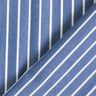 Striped cotton fabric – denim blue/white,  thumbnail number 4