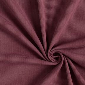 Ribbed Jersey fine 2-1-1-1 ribs – aubergine, 