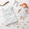 Double Gauze/Muslin embroidered hearts | Poppy Fabrics – white/rosé,  thumbnail number 5