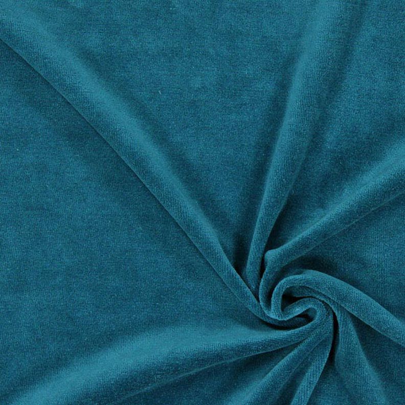 Plain Nicky Velour – petrol,  image number 1