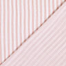 Double Gauze/Muslin Doubleface stripes – dusky pink/white,  thumbnail number 1