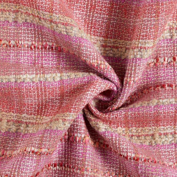 Wool Blend Bouclé Coating Fabric – pink,  image number 3