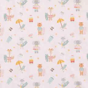 Organic Cotton Poplin surf animals – rosé, 