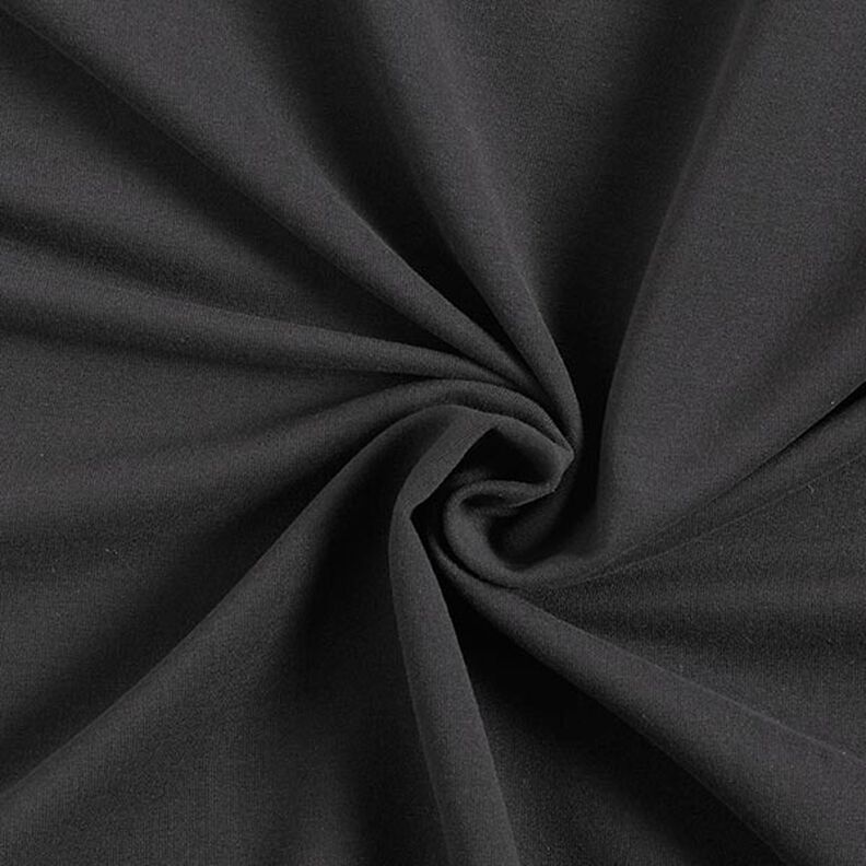 Light French Terry Plain – black,  image number 1