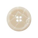 4-Hole Polyester Button Recycling – beige, 