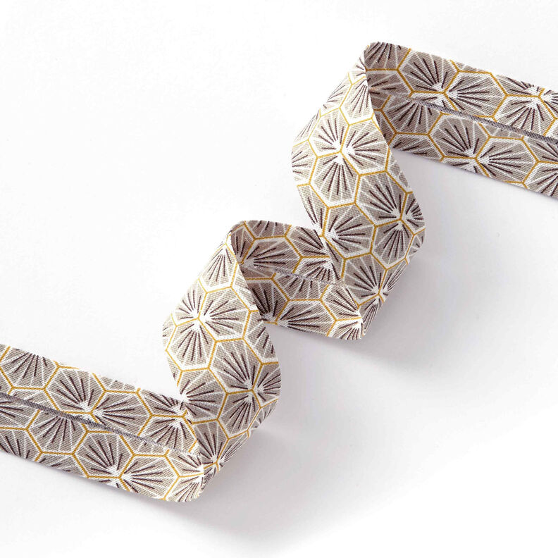 Bias binding Diamonds [27 mm] – beige,  image number 2