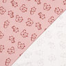 Cotton Flannel cats | by Poppy – light dusky pink/burgundy,  thumbnail number 4