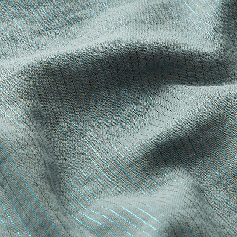 Shimmer Stripes Cotton Muslin – reed,  image number 3