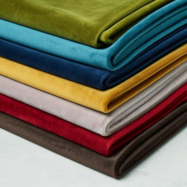 Upholstery Fabric Velvet – petrol,  image number 3