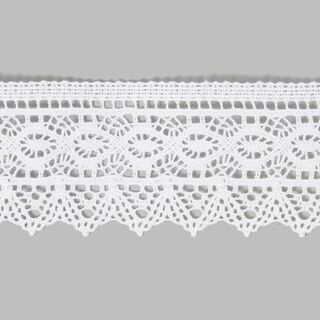 Bobbin Lace, mercerised - white, 