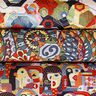 Floral Mandala Decor Tapestry Fabric – black,  thumbnail number 4
