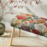 Decor Fabric Tapestry Fabric large flowers – light beige/red,  thumbnail number 5