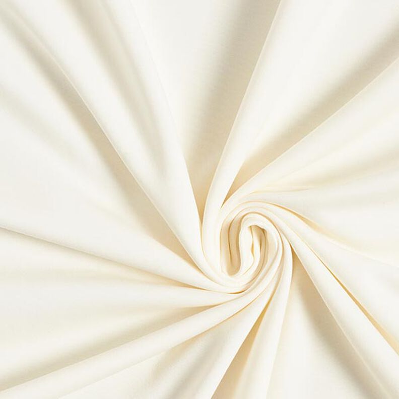 Light Cotton Sweatshirt Fabric Plain – offwhite,  image number 1