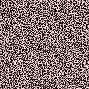 Cotton Jersey Mini Leopard Print – light pink/black, 