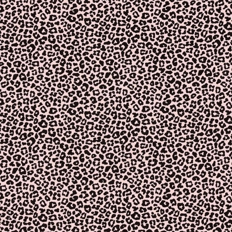 Cotton Jersey Mini Leopard Print – light pink/black,  image number 1
