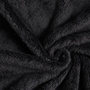 Faux Fur Plain plush – black, 