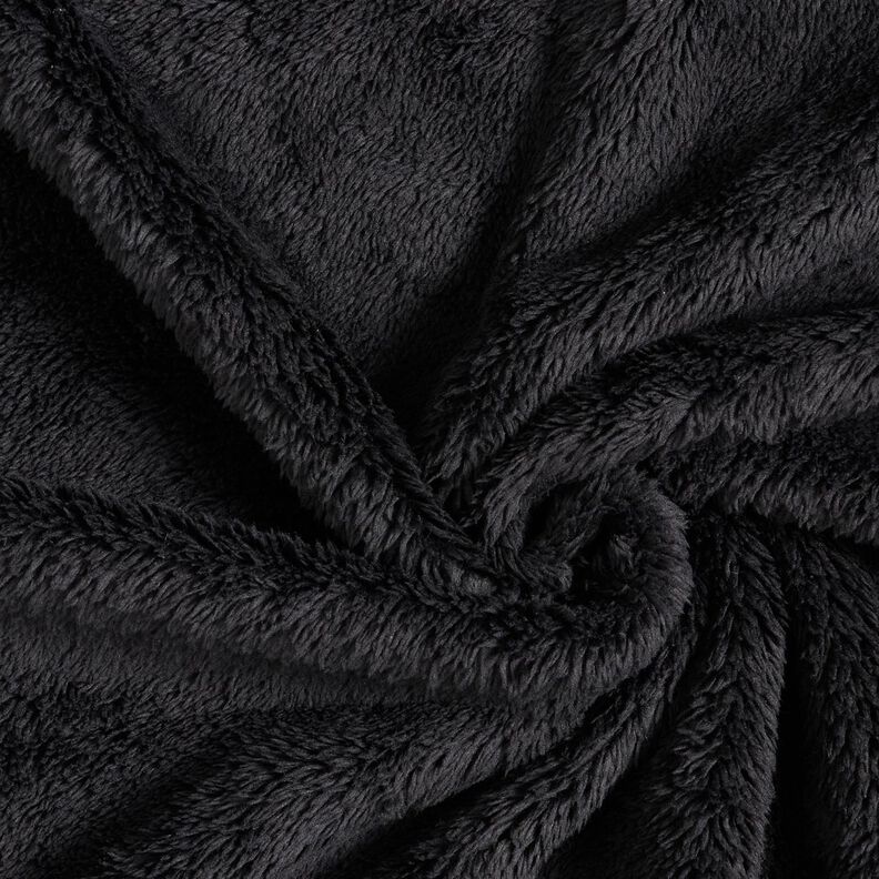 Faux Fur Plain plush – black,  image number 1