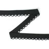 Bias Tape with Crochet Trim 15 – black,  thumbnail number 1